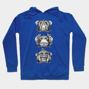 Monkey's Sign of Emotion Hoodie